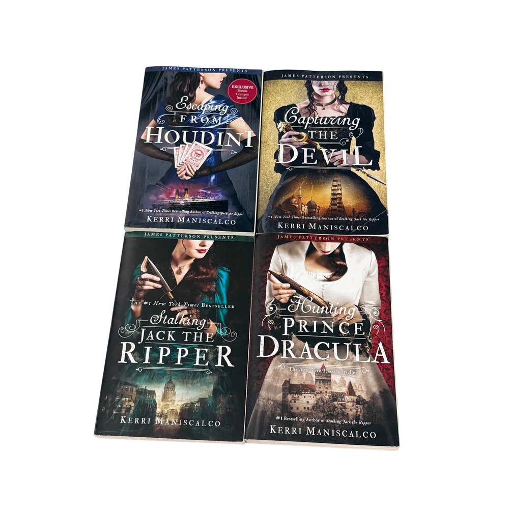 Kerri Maniscalco Stalking Jack the Ripper Series 4 Book Paperback Set YA Gothic